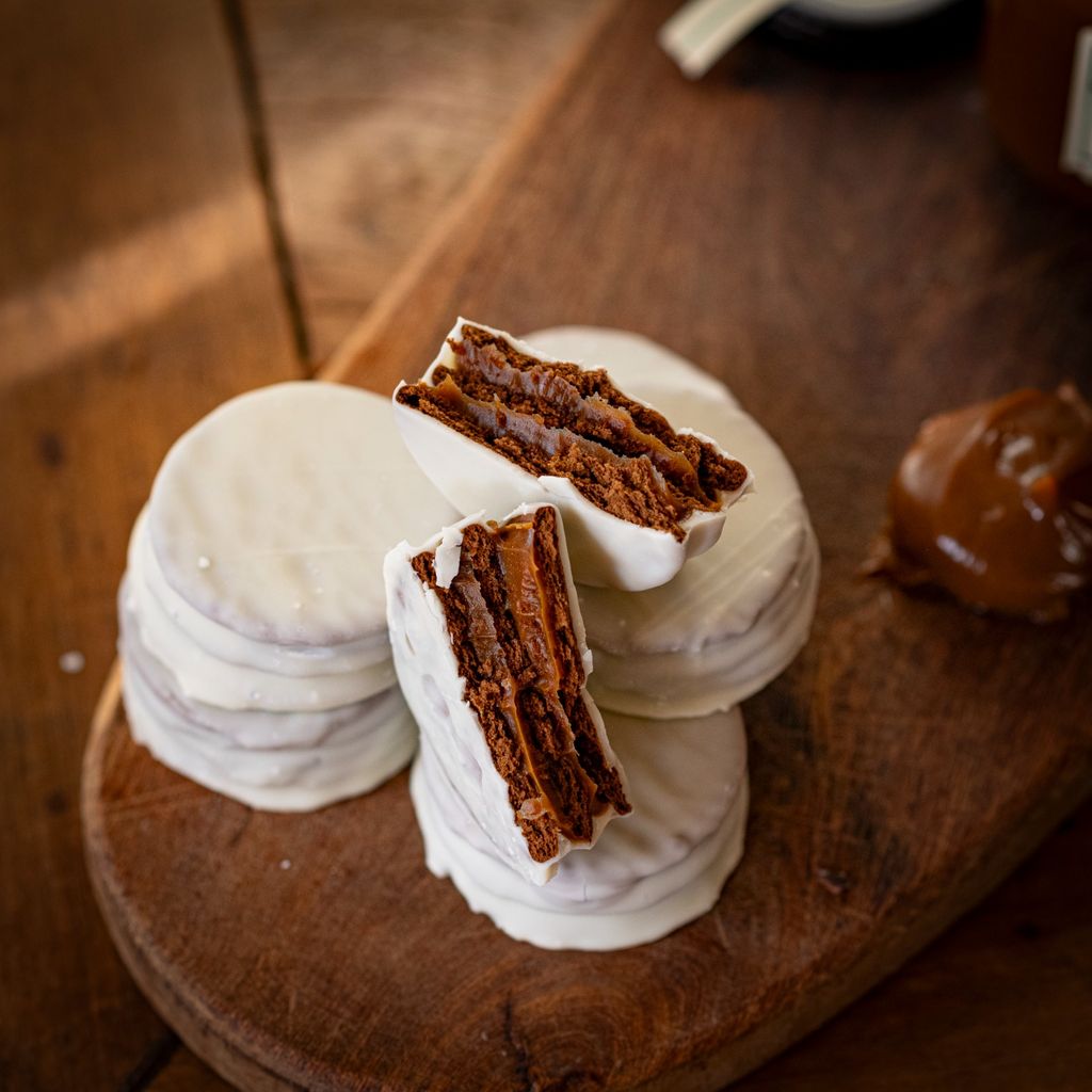 ALFAJOR DE CHOCOLATE BRANCO