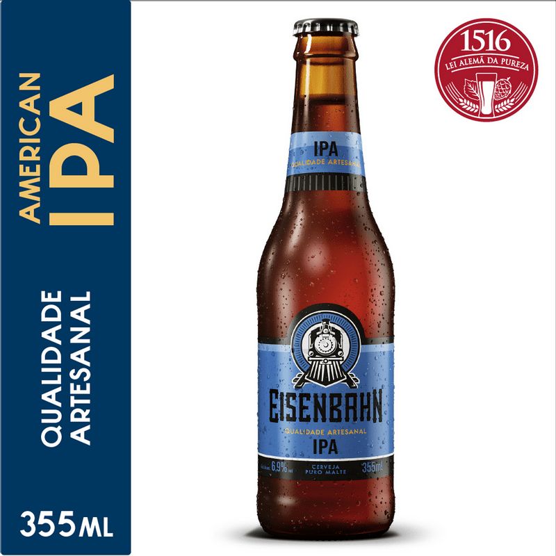 CERVEJA EISENBAHN IPA LONG NECK 355ML