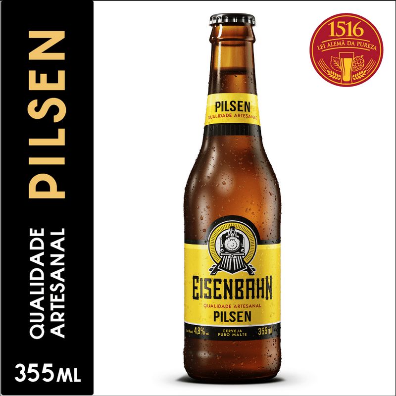 CERVEJA EISENBAHN PILSEN LONG NECK 355 ML