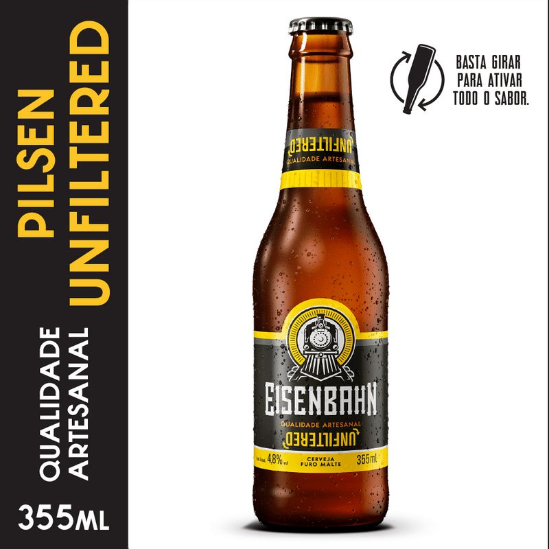 CERVEJA EISENBAHN UNFILTERED LONG NECK 355 ML