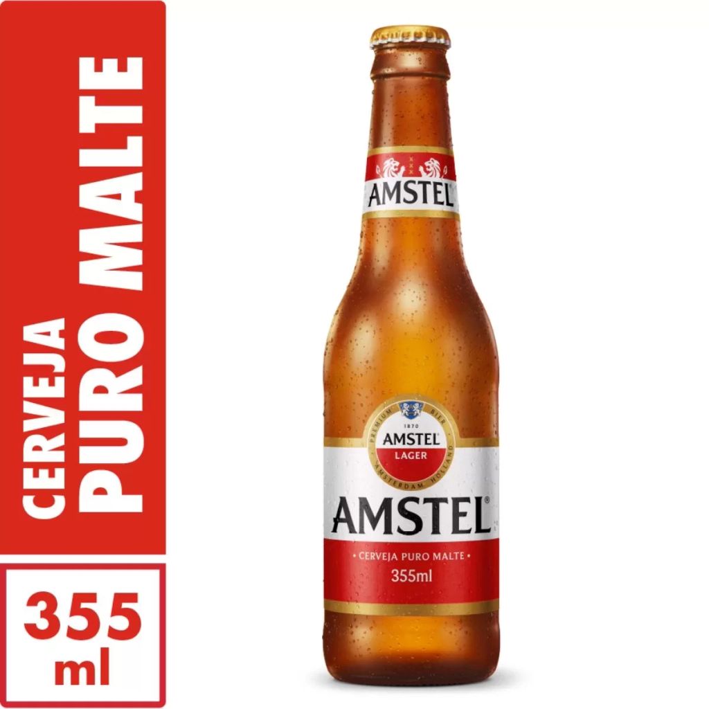 CERVEJA AMSTEL LONG NECK 355ML