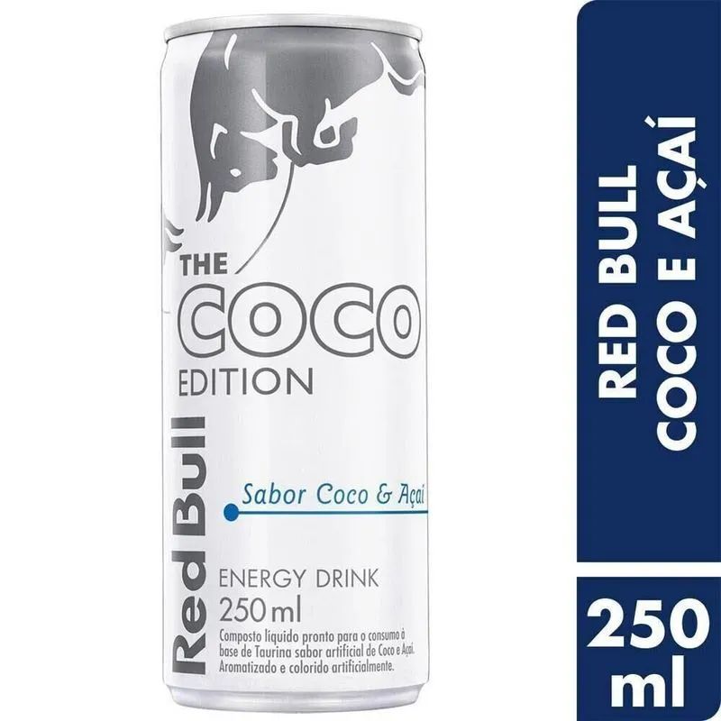 ENERGÉTICO RED BULL COCO E AÇAÍ 250ML