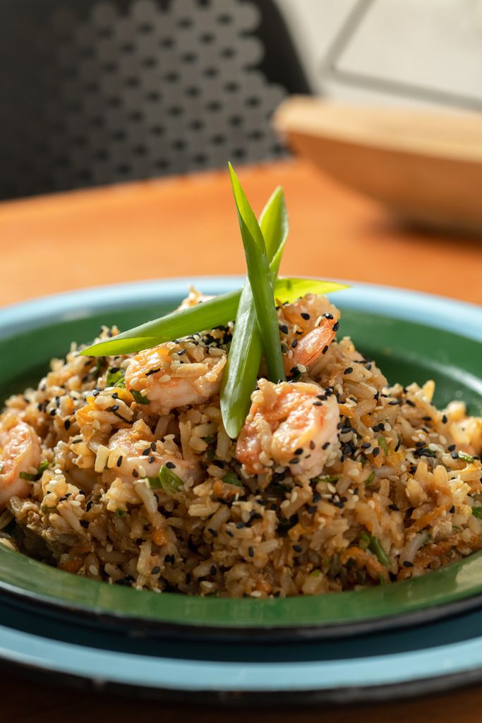 Maré - Arroz Oriental com Camarões