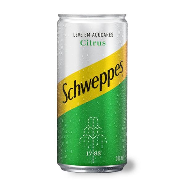 SCHWEPPES CITRUS SEM AÇÚCAR LATA 310ML