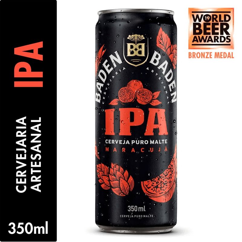 cERVEJA BADEN BADEN IPA MARACUJA LATA 350ML