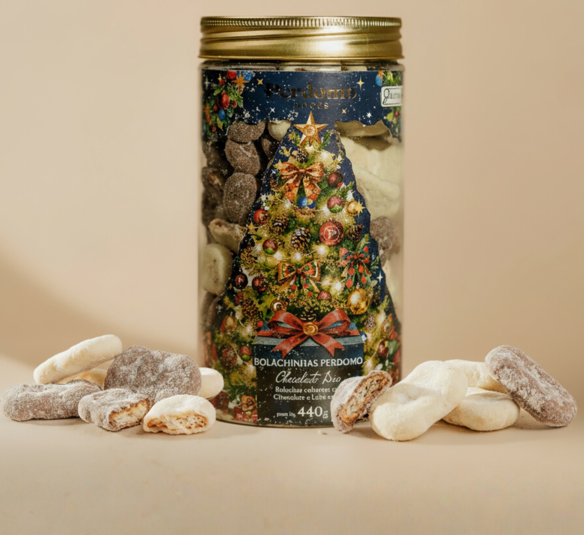 Bolachinhas Perdomo Chocolate Duo 440g