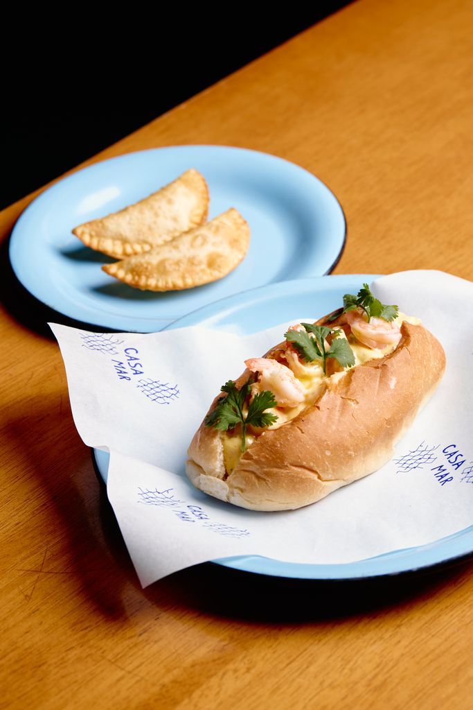 Camarão Roll + Pastel de Camarão